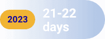 21-22 days