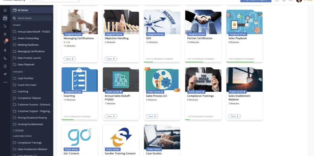 Mindtickle for sales enablement