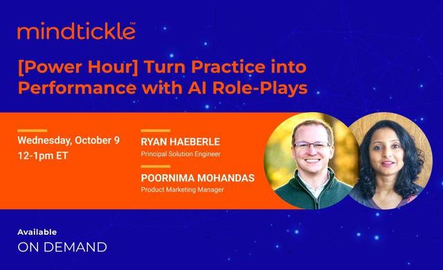 AI Sales Role Play | Mindtickle | Mindtickle
