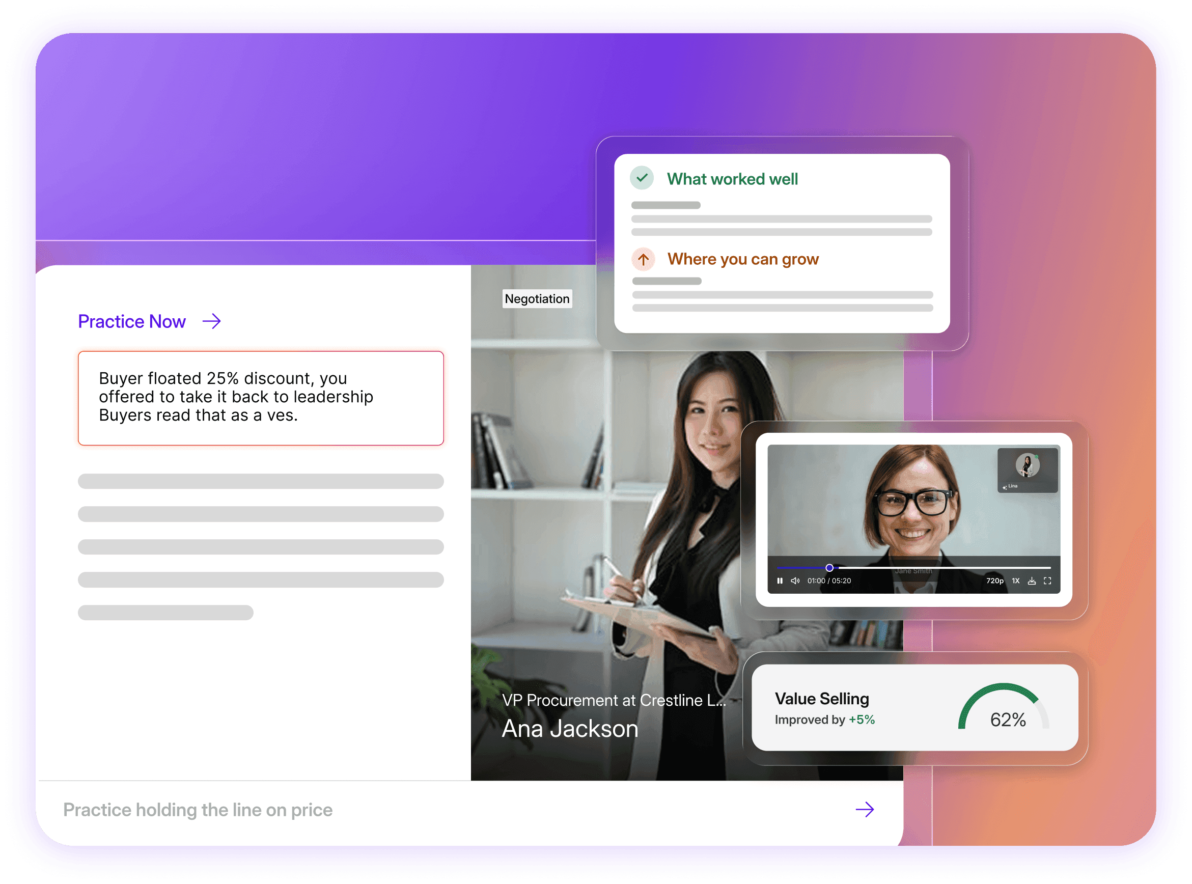<gradient>Personalized Role Plays</gradient> for Every Seller