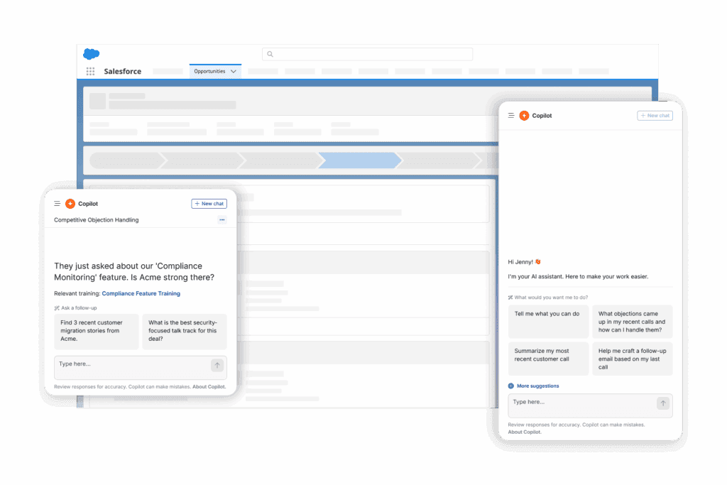 Mindtickle Copilot in Salesforce