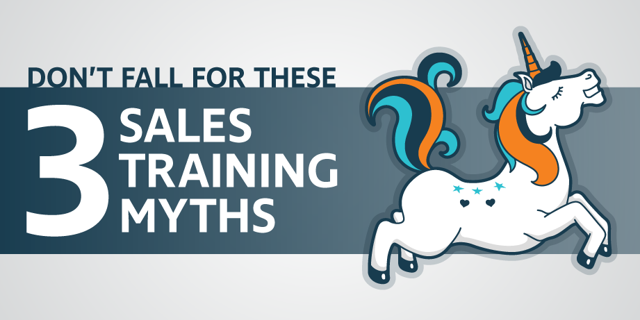 sales myths vs. objectives of sales training
