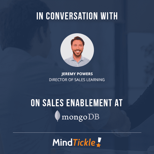 MongoDB sales enablement