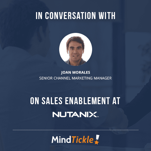Nutanix partner sales enablement