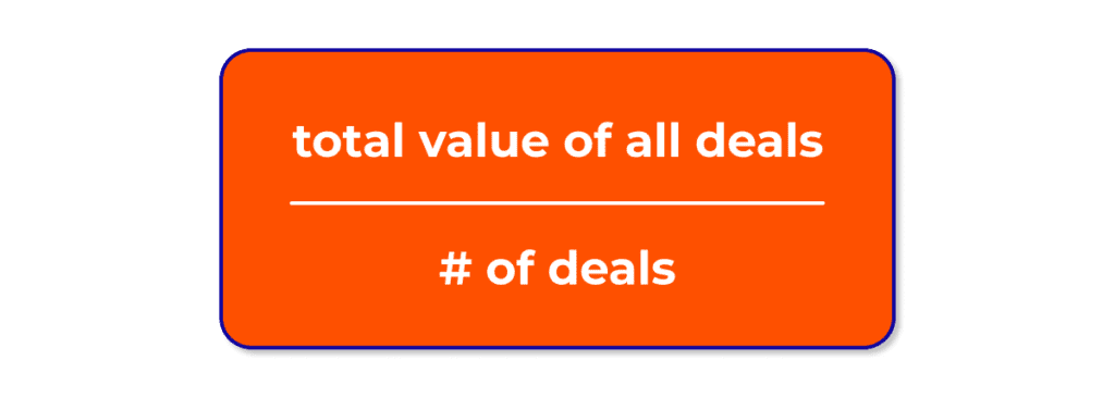 How to measure average deal size
