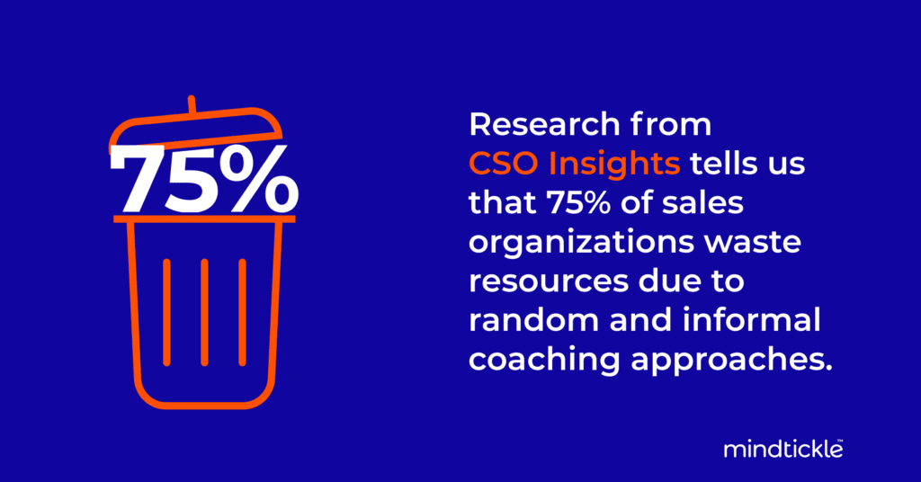 stat about sales coaching from CSO Insights