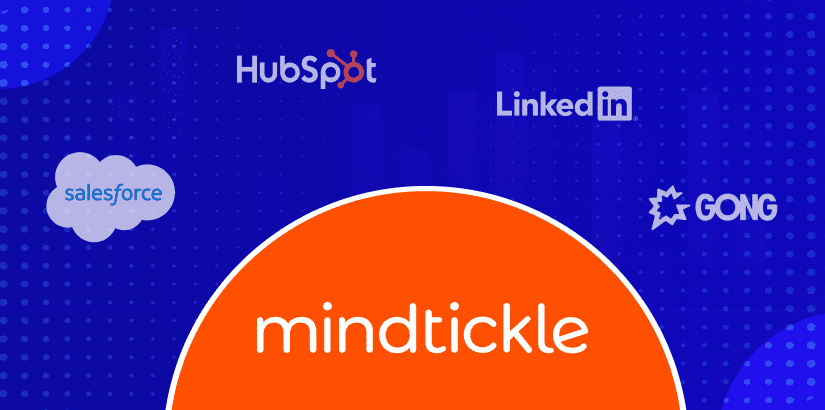 Logos of Mindtickle and other enterprise sales tools